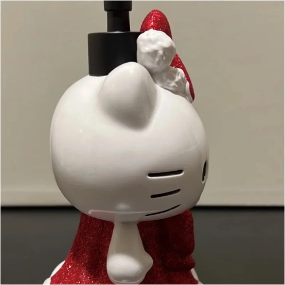 🎀🎄Hello Kitty Glitter Sparkle Dress Holiday Soap Dispenser